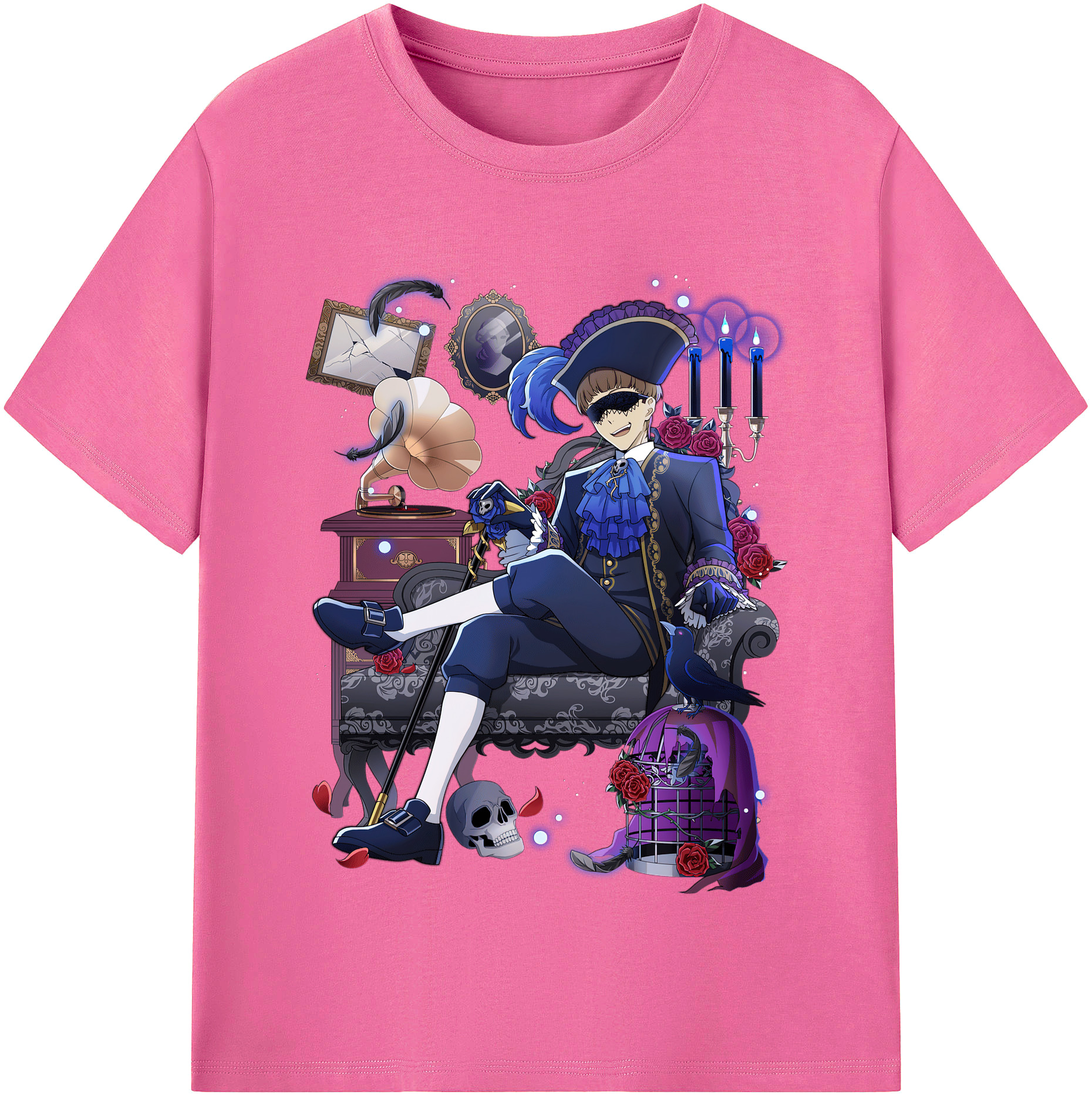 （画像用） 文豪ストレイドッグス Bungo Stray Dogs レディースカジュアルプリントTシャツ（綿100％）